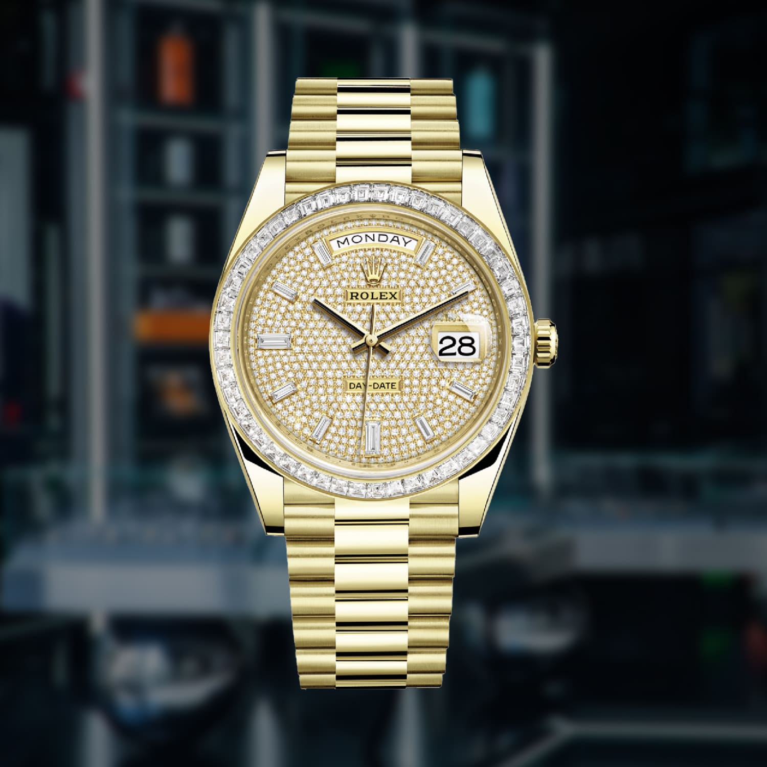 Rolex Daytona Yellow Gold Diamond | The Watch Meister