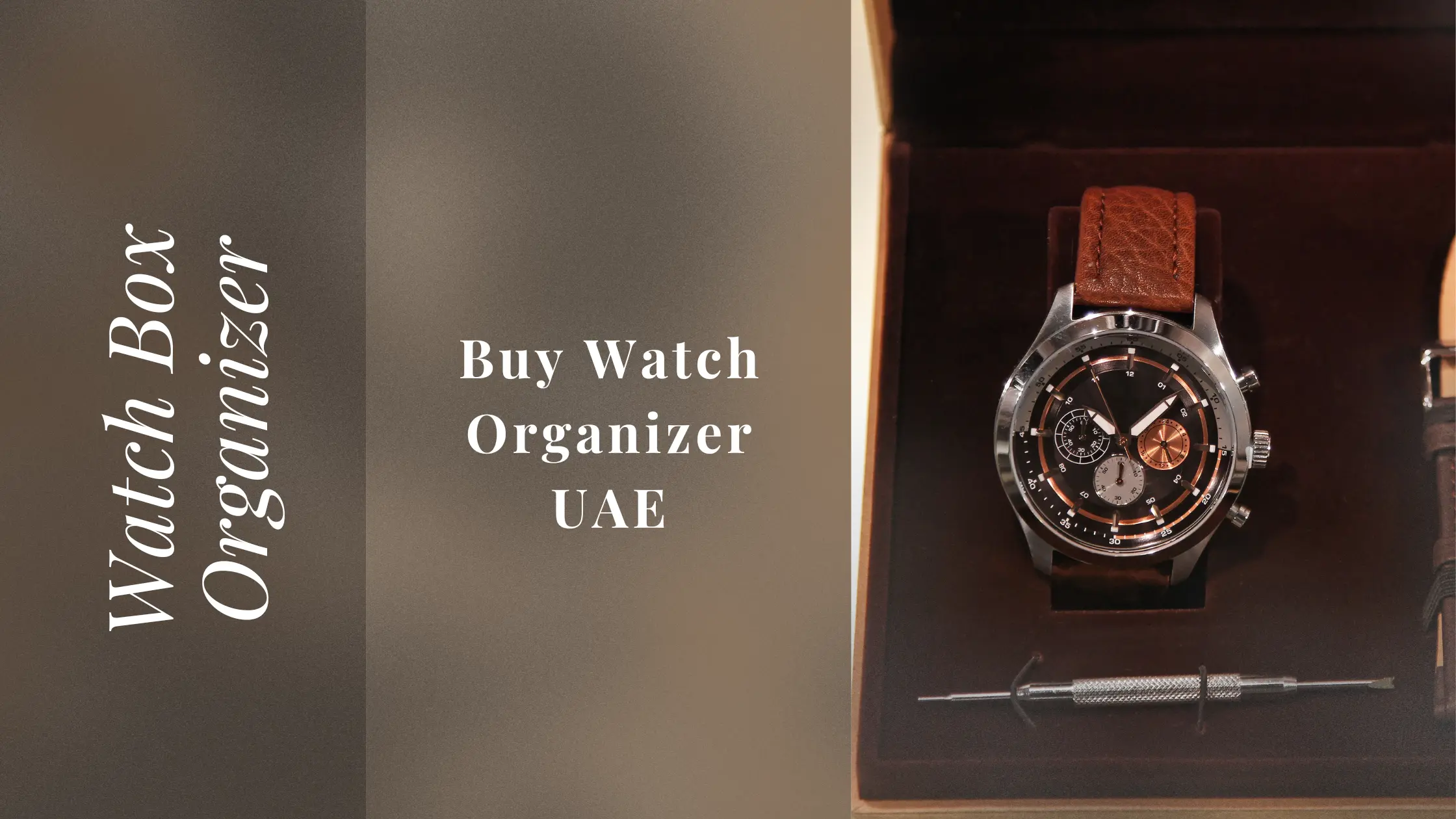 Watch Box Organizer: Buy Watch Organizer UAE