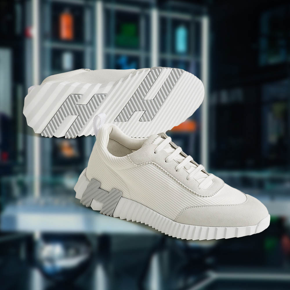 Hermes Bouncing Sneakers White | The Watch Meister