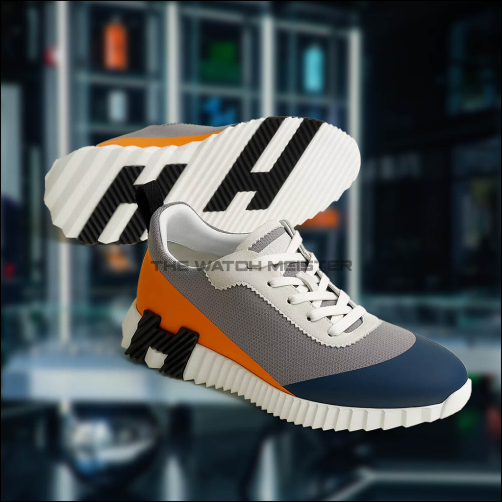 Hermès Bouncing Sneakers Multicolor with Black Accents | The Watch Meister